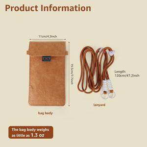 Sac en papier imperméable durable avec corde de suspension pour lunettes de soleil - Product Image 6