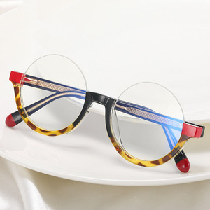 82086 màu xanh ngăn chặn ánh sáng kính mắt của phụ nữ TR90 + CP Vòng khung cầu vồng thiết kế làm sáng kính nhà máy bán buôn - Product Image 2