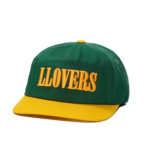 หมวกผ้าฝ้ายปักโลโก้แบบกำหนดเอง 5 แผง ปีกโค้งเล็กน้อย แบบ Snapback - Product Image 1