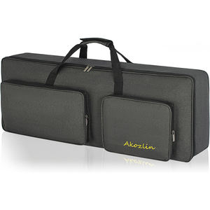 Étui pour clavier 61 touches, sac pour clavier 40,2 x 17,3 x 5,9 pouces, étui de transport portable pour clavier hydrofuge avec 3 poches - Product Image 1