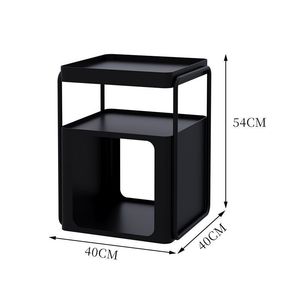 Cross-border movable side <b>table</b>, minimalist home Nordic style, <b>small</b> coffee <b>table</b> with wheels, living room sofa side <b>table</b>, - Product Image 5