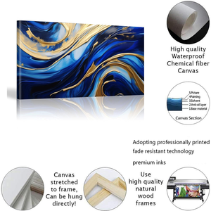 Modern Printed Rose Gold Diamond Paper Wall Art Muslim Style Home Hotel Decor - Product Image 6