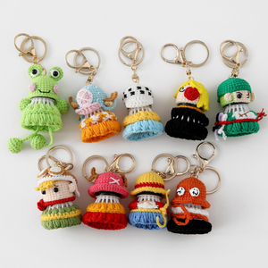 Llavero de bádminton de dibujos animados feo y adorable, muñeco de ganchillo hecho a mano, serie Pirata, colgante para bolso, producto terminado - Product Image 5