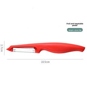 Pelador de frutas y verduras de acero inoxidable, multifuncional, de una pieza, herramientas de cocina, 1 ud. - Product Image 4
