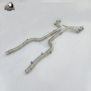 Nouveau collecteur d'échappement long en acier inoxydable SS304 pour <span class=keywords><strong>Hetu</strong></span> C63 AMG W204 6.2L V8, livraison rapide - Product Image 4