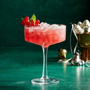 Elegante diseño clásico Vintage 300ML acanalado plástico Coupe gafas <span class=keywords><strong>de</strong></span> cóctel para el hogar y la fiesta - Product Image 5