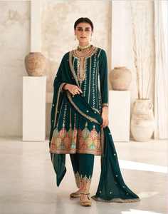 Exclusively Trending Ramani <b>Silk</b> Salwar Kameez Suit with Dupatta for Special Occasion Available at Wholesale Price - Product Image 4