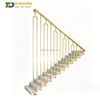 Rampe d'escalier industrielle en L DF, garde-corps métallique pour escaliers, piquet de rampe