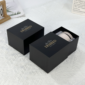 Luxury Custom Printed Logo Cardboard Rigid <b>Pull</b> Out Sleeve Sliding <b>Drawer</b> Gift Box Packaging Insert Embossing Recycled Materials - Product Image 2