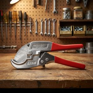 Professional VICTOR VP-42 Industrial Grade Die-Cast Aluminum Vinyl PVC Pipe Cutter for Plumbing Work Cuts Pipes up to 42mm - Product Image 2
