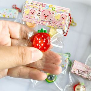 Kawaii 2cm Mini Fruits Booger Dumplings Cartoon Fruits Tray Squishy Toy Stress Relief Gift for Kids Adults Wholesale <b>Squeeze</b> Toy - Product Image 3