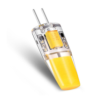 Source de lumière Cob AC/DC12V silicone haute luminosité cob g4 led ampoule