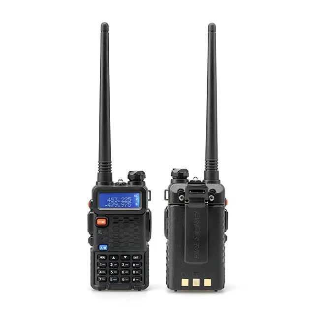 BAOFENG BF-F8 Walkietalkie 5km Long Range Fm Transmitter 5 /8 Watts Dual Band Two Way Radio for Business Portable