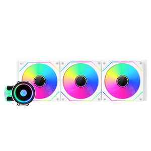 Enfriador de Agua para CPU AIO de Alta Eficiencia de 120 mm con Rodamiento Líquido de Cobre y Aluminio ARGB de 4 Pines para PC Gaming - Product Image 3