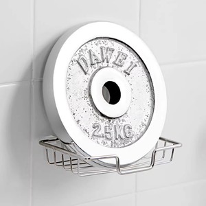 Support mural double couche en acier inoxydable sans perçage pour savon, égouttoir de salle de bain suspendu, fabricant - Product Image 4