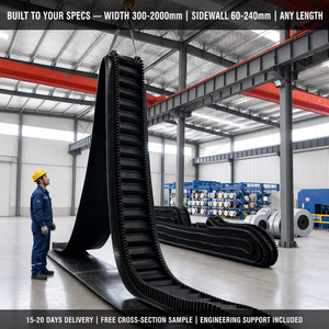Banda Transportadora Industrial de Poliéster, Nylon y Caucho Resistente al Aceite/Fuego para Uso en Minería - Precio - Product Image 5