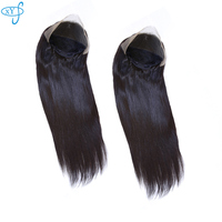 Contoh Gratis Wig Lurus Renda Depan 100% Rambut Manusia, Wig Putar Kualitas Tinggi, Bundel Wig Rambut Manusia Brasil Renda Hd