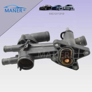 MANER 03C121121D 03C121111P Pièces de refroidissement du moteur Ensemble de boîtier de thermostat pour VW Golf Tiguan Audi A1 1.4T - Product Image 2