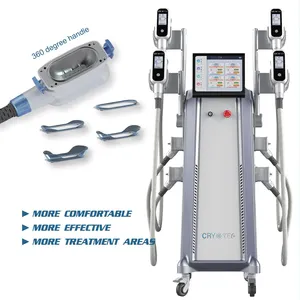 360 Eliminación de grasa fresca 4 manijas Congelación pérdida de peso Body Sculpting Cryolipolysis Máquina de adelgazamiento