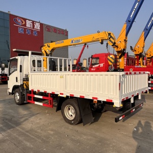 五十铃 KV100 4x2 手动变速箱移动式起重机卡车 3.2 吨柴油动力伸缩折叠臂新型车载起重机 - Product Image 5