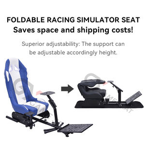 GY017 Cadre en acier métallique personnalisé Noir <span class=keywords><strong>Diy</strong></span> <span class=keywords><strong>Sim</strong></span> Racing Cockpit <span class=keywords><strong>Rig</strong></span> Wheel Gaming Seat pour PC, Playstation 2 3,Wii,XBox,Xbox 360 - Product Image 2