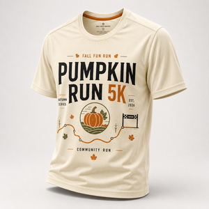Camiseta Pumpkin Run 5K, Camiseta Personalizada para Carrera de Halloween, Ropa Deportiva para Eventos de Otoño, Camiseta para Carrera Divertida - Product Image 4