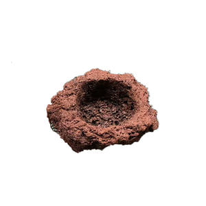 Pots de fleurs de jardinières de roche de lave volcanique rouge moyen Offre Spéciale pour l'aménagement paysager de jardin pour les plantes - Product Image 4