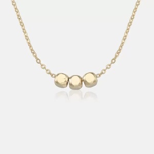 Collar cuadrado geométrico minimalista para mujer, cadena de clavícula de platino dorado, collares de cadenas finas para uso diario - Product Image 5