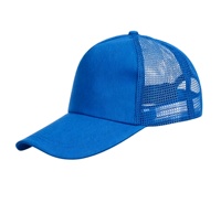 Casquettes de camionneur légères et respirantes en maille avec visière incurvée unie, ajustables par fermeture à pression, unisexe, pour l'été et les activités de plein air, casquettes personnalisables