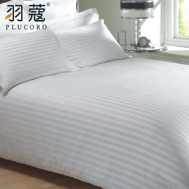 Five Star Hotel Linen Bedding Sets Bed Sheets 300 Thread Count 100% Cotton