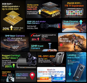 جديد أصلي Blackview Oscal <span class=keywords><strong>PILOT</strong></span> 2 بوصة andid 14 MediaTek osal <span class=keywords><strong>PILOT</strong></span> 2 من شبكة 4G OTG NFC - Product Image 6