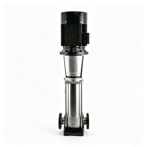 Pompe verticale multi-étages entièrement en acier inoxydable anti-corrosion, pompe de surpression sanitaire pour l'eau potable destinée au traitement de l'eau - Product Image 2