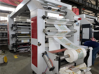 Machine d'impression flexographique 6 couleurs Machine d'impression flexographique de sacs en plastique 6 couleurs
