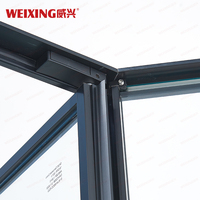 Weixing Cabine de douche moderne personnalisée Noir mat 304 Acier inoxydable avec cadre en verre trempé charnière diamantée Porte de douche