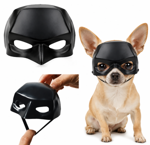 Máscara para Perro sin Olor, Disfraz Ligero de Plástico Elástico para Mascotas, Máscara Ajustable para Cosplay de Perro, Accesorios para Fotos de Fiesta de Halloween, Directo de Fábrica - Product Image 1