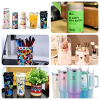 2025 personnalisation automatique logo 360 cylindre rotatif Uv Machine d'impression numérique pour bouteille en verre canettes en aluminium tasse thermique