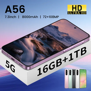 Smartphones originaux A56 5G double SIM, 12 Go de RAM, 512 Go de ROM, charge rapide 65 W, 8+256 Go, version mondiale, téléphone portable neuf - Product Image 5