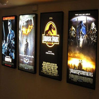 Affichage LED rétroéclairé personnalisé pour la publicité cinématographique, impression de film rétroéclairé pour affiche de film, impression pour cadre mural, boîtes lumineuses
