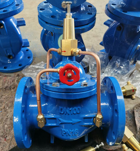 500x van giảm áp mặt bích dễ uốn sắt màng điều chỉnh áp suất tự động van điều khiển thủy lực - Product Image 3