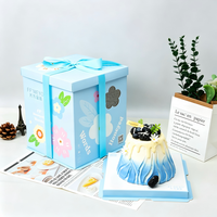 Sac fourre-tout en papier kraft écologique personnalisé avec poignée pour emporter gâteaux et desserts, avec votre propre logo