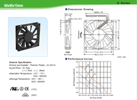Ventilateur axial BLDC 8015 à haute pression statique pour un flux d'air fiable, idéal pour les systèmes d'alimentation à onduleur et les systèmes énergétiques intelligents