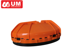 แผ่นกันหญ้าขนาดใหญ่คุณภาพสูงสีส้ม <span class=keywords><strong>UM</strong></span> พร้อมแผ่นโลหะ อุปกรณ์ทำสวน อะไหล่เครื่องตัดหญ้า BC430 BC520 - Product Image 1