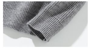 Pull à col roulé essentiel pour homme, coupe décontractée, design minimaliste, couleur unie, manches longues, épais, couche de base - Product Image 5