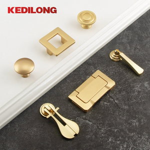 Đồ Kim Khí Nội Thất Tay Cầm Màu Vàng Đơn Giản Hiện Đại Tay Nắm Tủ Bếp Bằng Hợp Kim Kẽm Tay Cầm Sang Trọng Nhẹ Cho Tủ Quần Áo Ngăn Kéo - Product Image 4