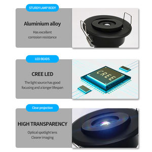 3W Número de Casa Gobo logo Spotlight Logo Todavía <span class=keywords><strong>proyector</strong></span> de lámpara de proyección de imagen - Product Image 6