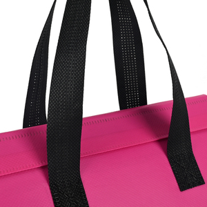Borsa Termica Riutilizzabile all'Ingrosso con Chiusura Autoadesiva, Borsa Termica Rosa per la Spesa, Borsa Termica Grande Capacità per Alimenti - Product Image 3