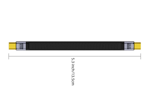 Câble plat USB4 Type-C vers Type-C 8K 40 Gbps pour audio et vidéo, charge rapide PD 240W, <span class=keywords><strong>USB</strong></span> 4 Type C <span class=keywords><strong>Thunderbolt</strong></span> <span class=keywords><strong>3</strong></span> 4 FPC - Product Image 5