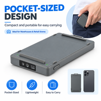 Nouveau Scanner de Code-Barres 2D Sans Fil 2026, Portée de Transmission de 50m, Format de Poche pour l'Inventaire d'Entrepôt, les Magasins de Détail et l'Expédition Express