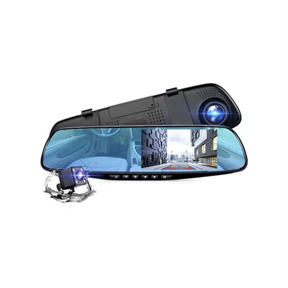 人気製品カスタマイズ可能なフルスクリーンタッチ便利で耐久性のあるカーダッシュカムとリアカメラ