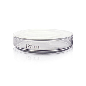 Boîte de Pétri en verre, plaque de culture quantitative, plat de culture en verre plat, récipient de microbiologie réutilisable pour laboratoire - Product Image 3
